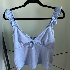 H&M Divided Tie Back Top Medium